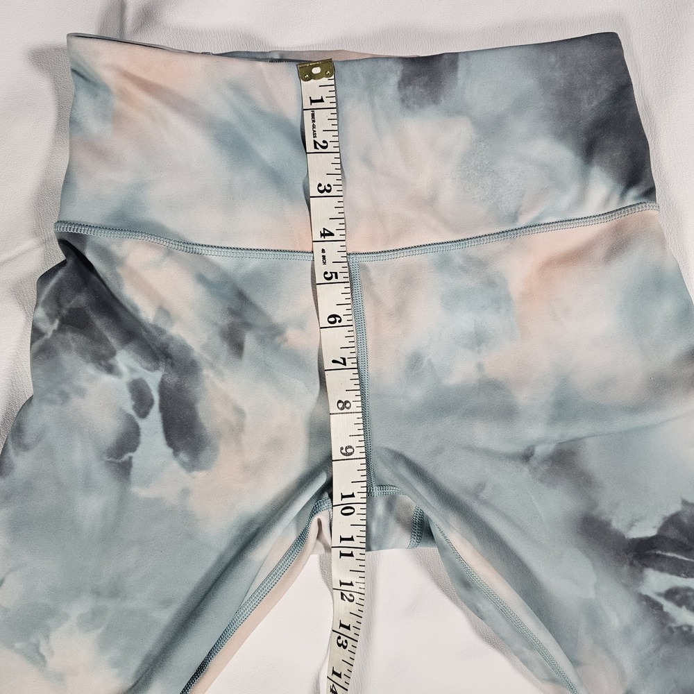 Athleta Elation Printed 7/8 Leggings Womens Small Blue Pink Yoga Pants - Picture 10 of 12